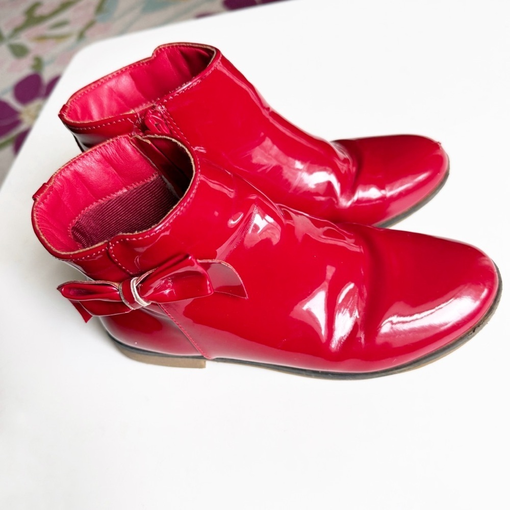 Gymboree Shiny Red Kids Boots
